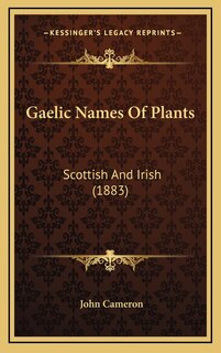Couverture_Gaelic Names Of Plants