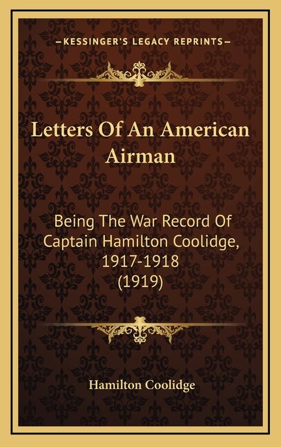 Front cover_Letters Of An American Airman
