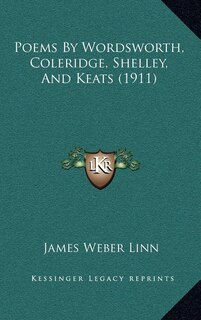 Front cover_Poems By Wordsworth, Coleridge, Shelley, And Keats (1911)