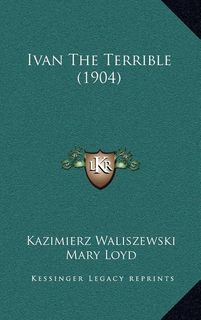 Front cover_Ivan The Terrible (1904)