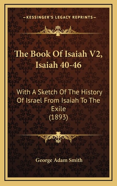 Front cover_The Book Of Isaiah V2, Isaiah 40-46