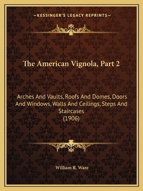 Couverture_The American Vignola, Part 2