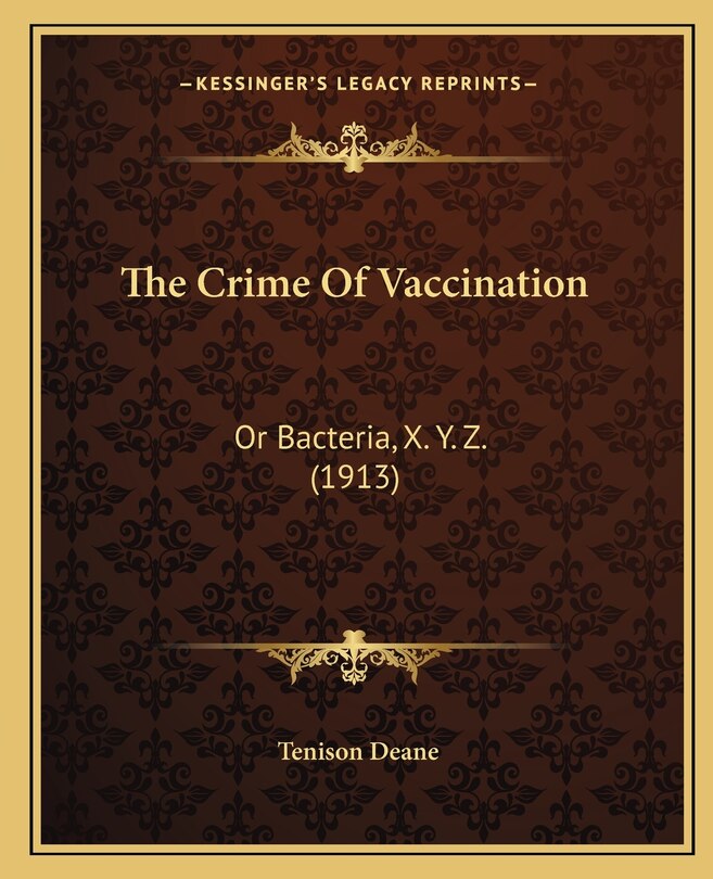 Front cover_The Crime of Vaccination