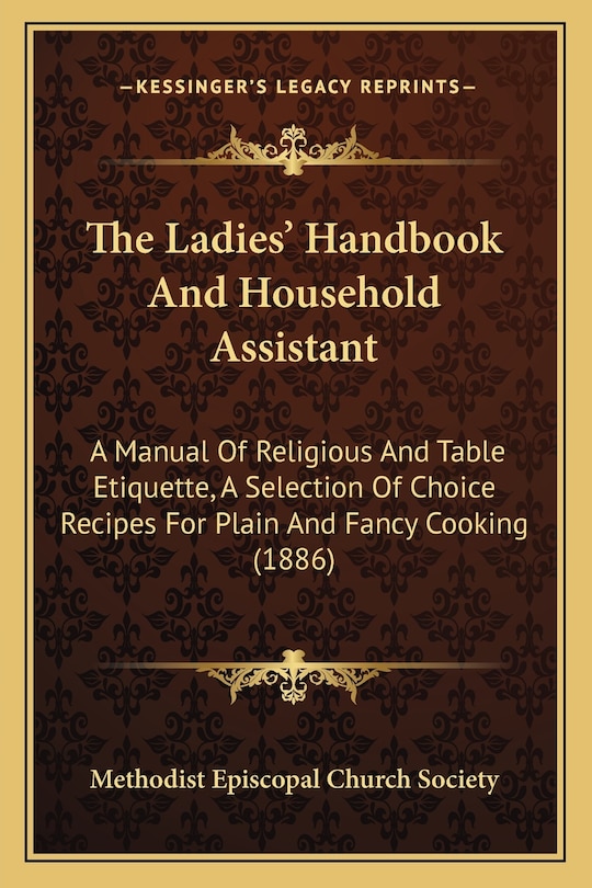 Couverture_The Ladies' Handbook And Household Assistant