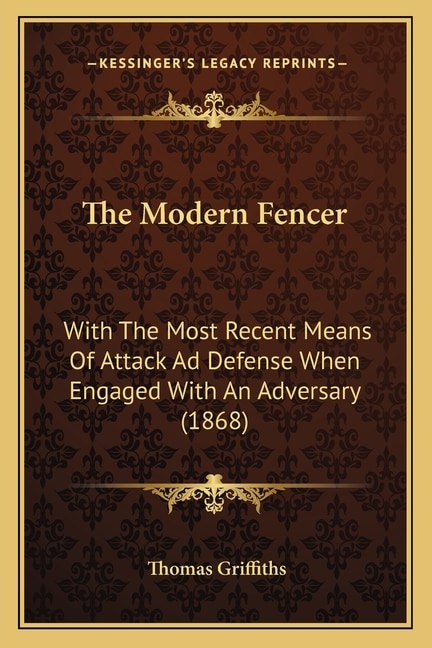 Front cover_The Modern Fencer
