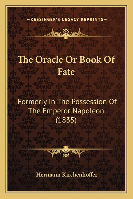 Front cover_The Oracle Or Book Of Fate