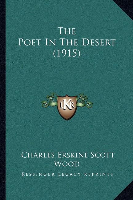 Front cover_The Poet In The Desert (1915)