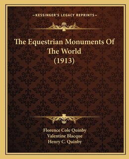 Front cover_The Equestrian Monuments Of The World (1913)