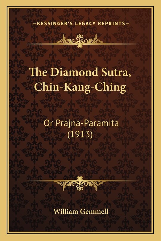 Front cover_The Diamond Sutra, Chin-Kang-Ching