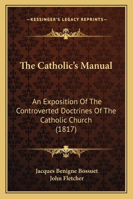 Front cover_The Catholic's Manual