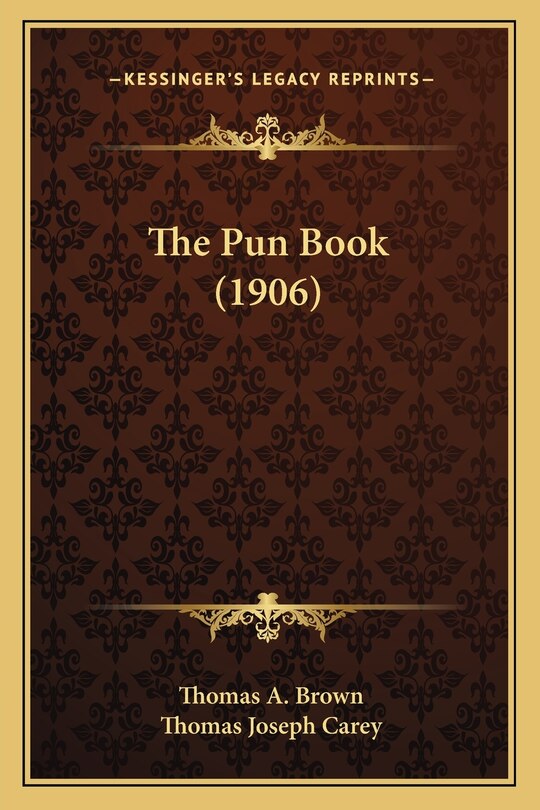 Front cover_The Pun Book (1906)
