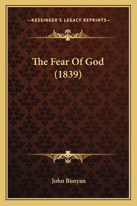 Front cover_The Fear of God (1839)