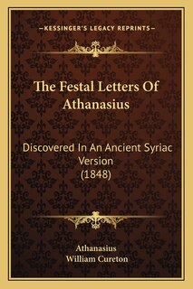 Couverture_The Festal Letters Of Athanasius