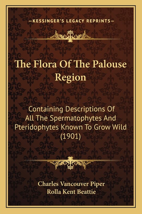Couverture_The Flora Of The Palouse Region