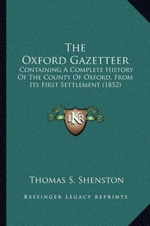 Front cover_The Oxford Gazetteer
