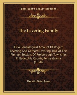 Front cover_The Levering Family