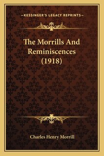 Front cover_The Morrills And Reminiscences (1918)
