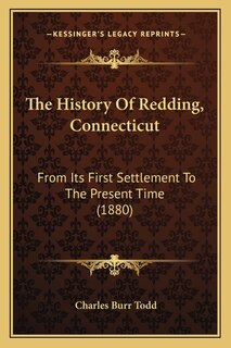 Front cover_The History Of Redding, Connecticut