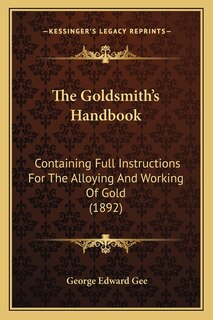 Front cover_The Goldsmith's Handbook
