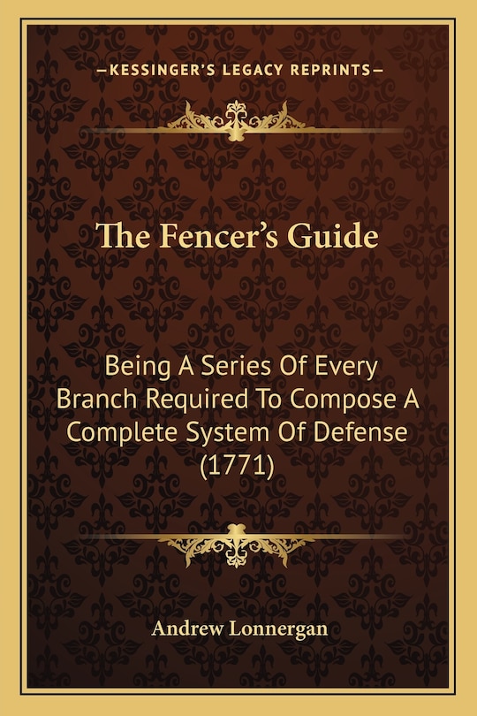 Couverture_The Fencer's Guide