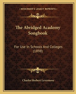 Couverture_The Abridged Academy Songbook