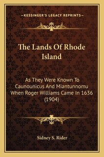 Front cover_The Lands Of Rhode Island