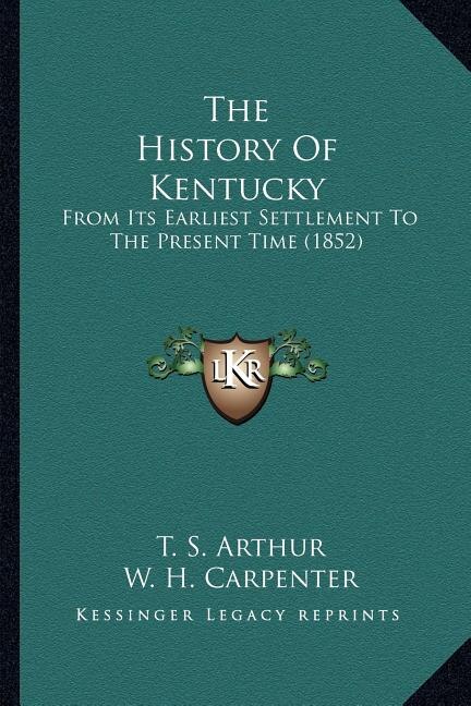 Couverture_The History Of Kentucky