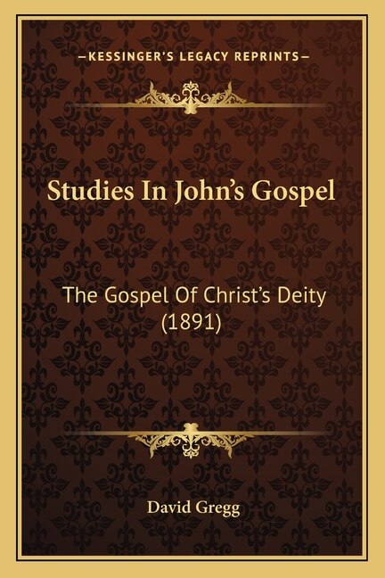 Front cover_Studies In John's Gospel