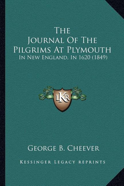 Couverture_The Journal Of The Pilgrims At Plymouth