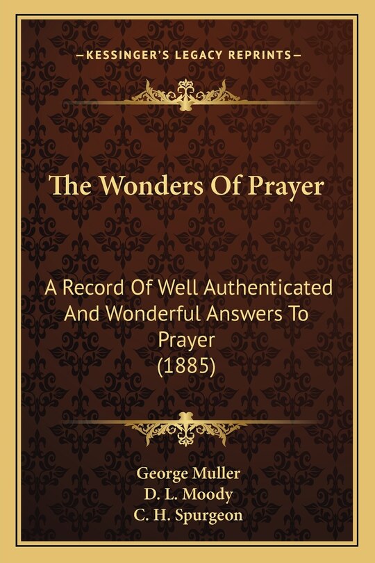 Front cover_The Wonders Of Prayer