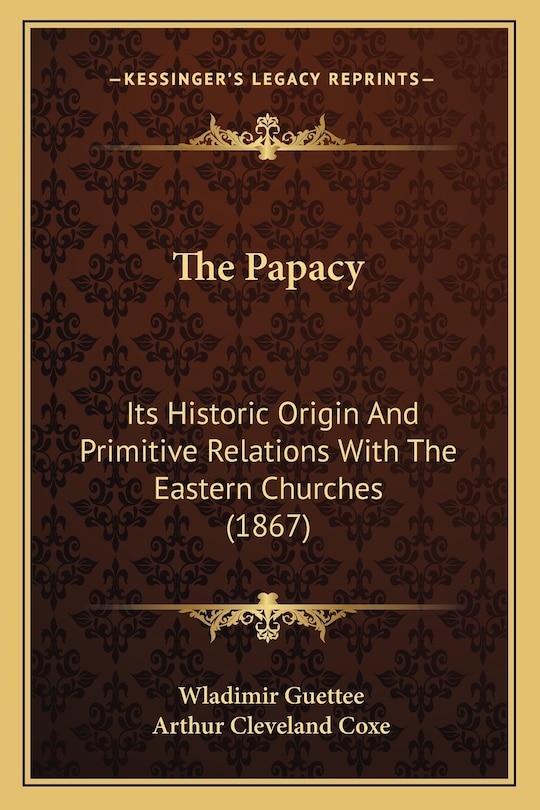 Couverture_The Papacy