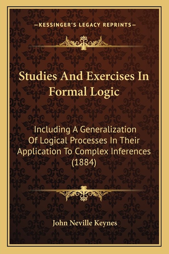 Couverture_Studies and Exercises in Formal Logic