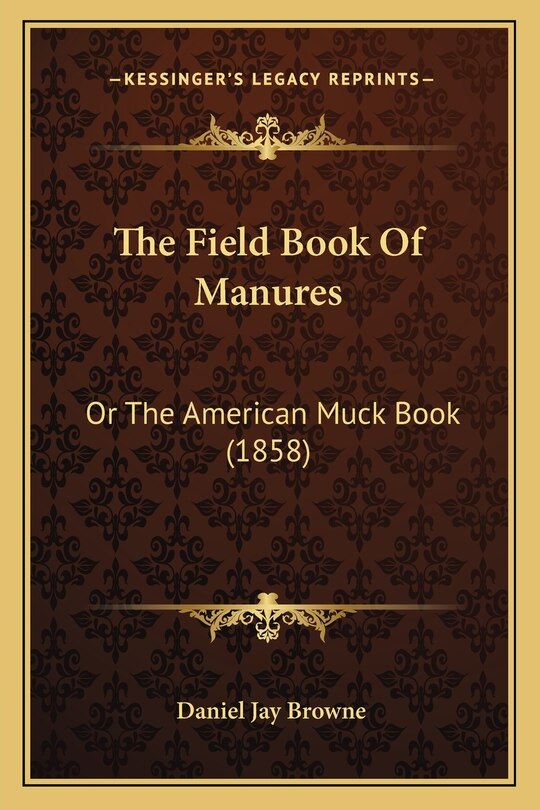 Front cover_The Field Book Of Manures