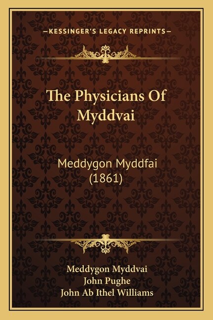 Front cover_The Physicians Of Myddvai