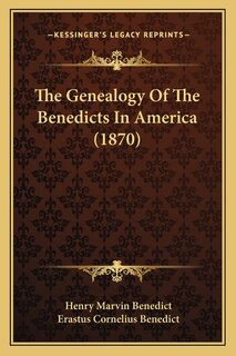 Couverture_The Genealogy Of The Benedicts In America (1870)