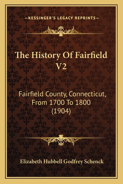 Front cover_The History Of Fairfield V2