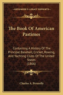 Couverture_The Book Of American Pastimes