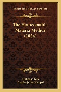 Front cover_The Homeopathic Materia Medica (1854)