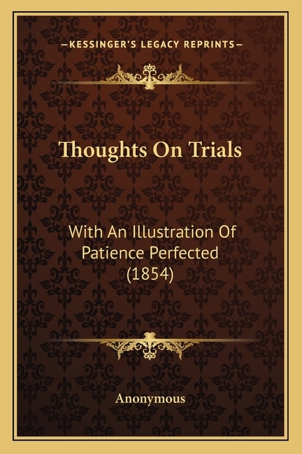 Front cover_Thoughts On Trials
