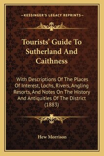 Couverture_Tourists' Guide To Sutherland And Caithness