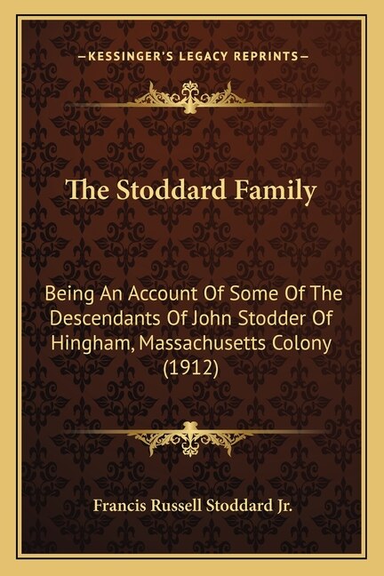 Couverture_The Stoddard Family