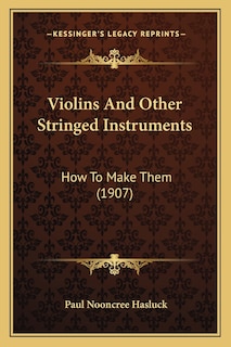 Front cover_Violins and Other Stringed Instruments