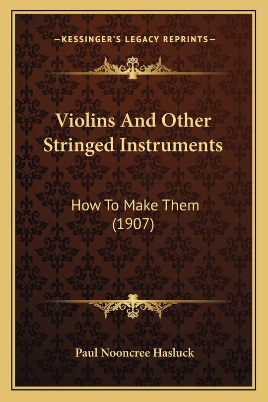 Front cover_Violins and Other Stringed Instruments