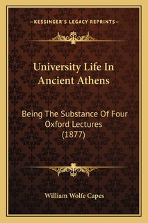 Front cover_University Life In Ancient Athens