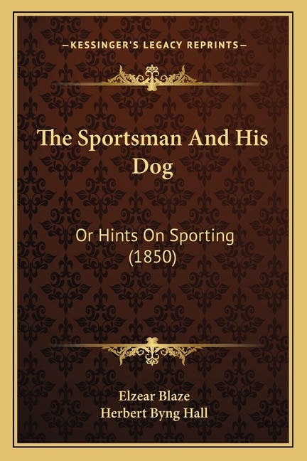 Front cover_The Sportsman And His Dog
