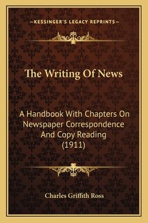 Couverture_The Writing Of News