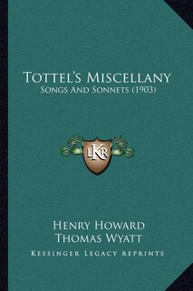 Front cover_Tottel's Miscellany