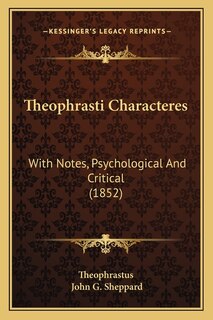 Front cover_Theophrasti Characteres