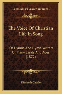 Front cover_The Voice Of Christian Life In Song