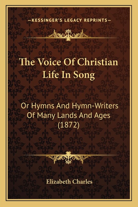 Front cover_The Voice Of Christian Life In Song